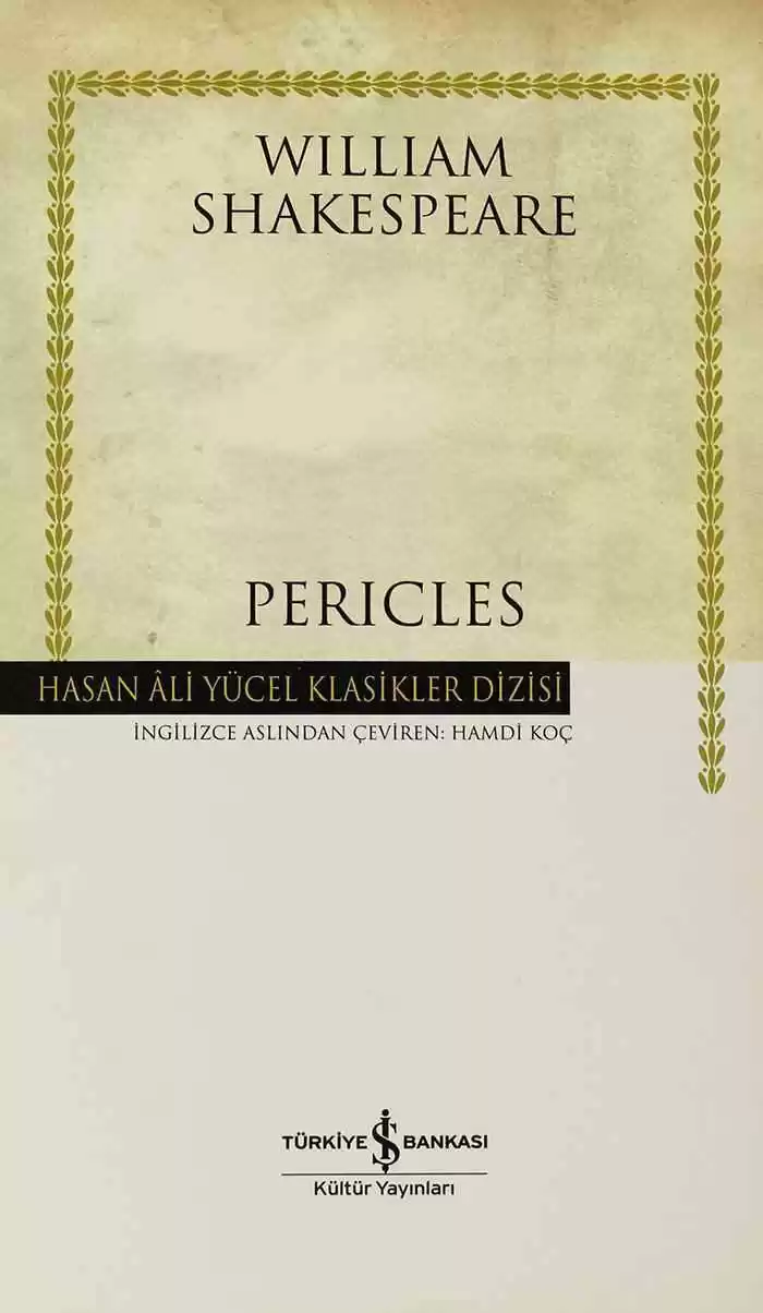 Pericles – Ciltli kapağı