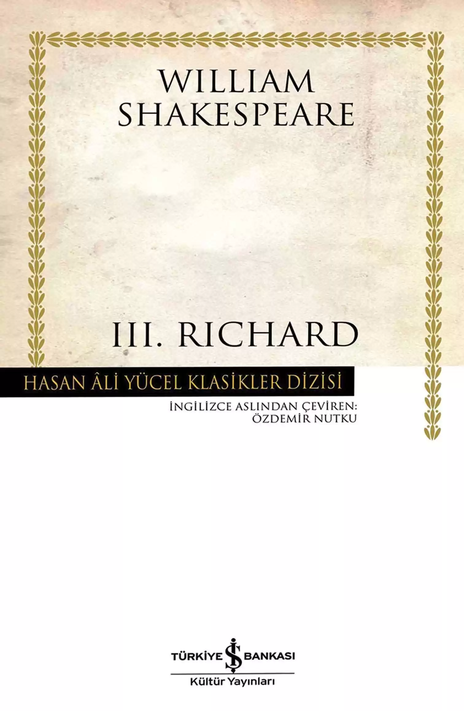 III. Richard – Ciltli kapağı