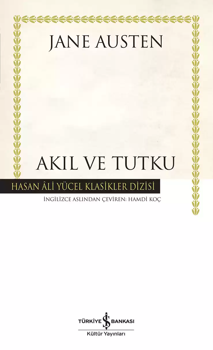 Akıl ve Tutku – Ciltli kapağı