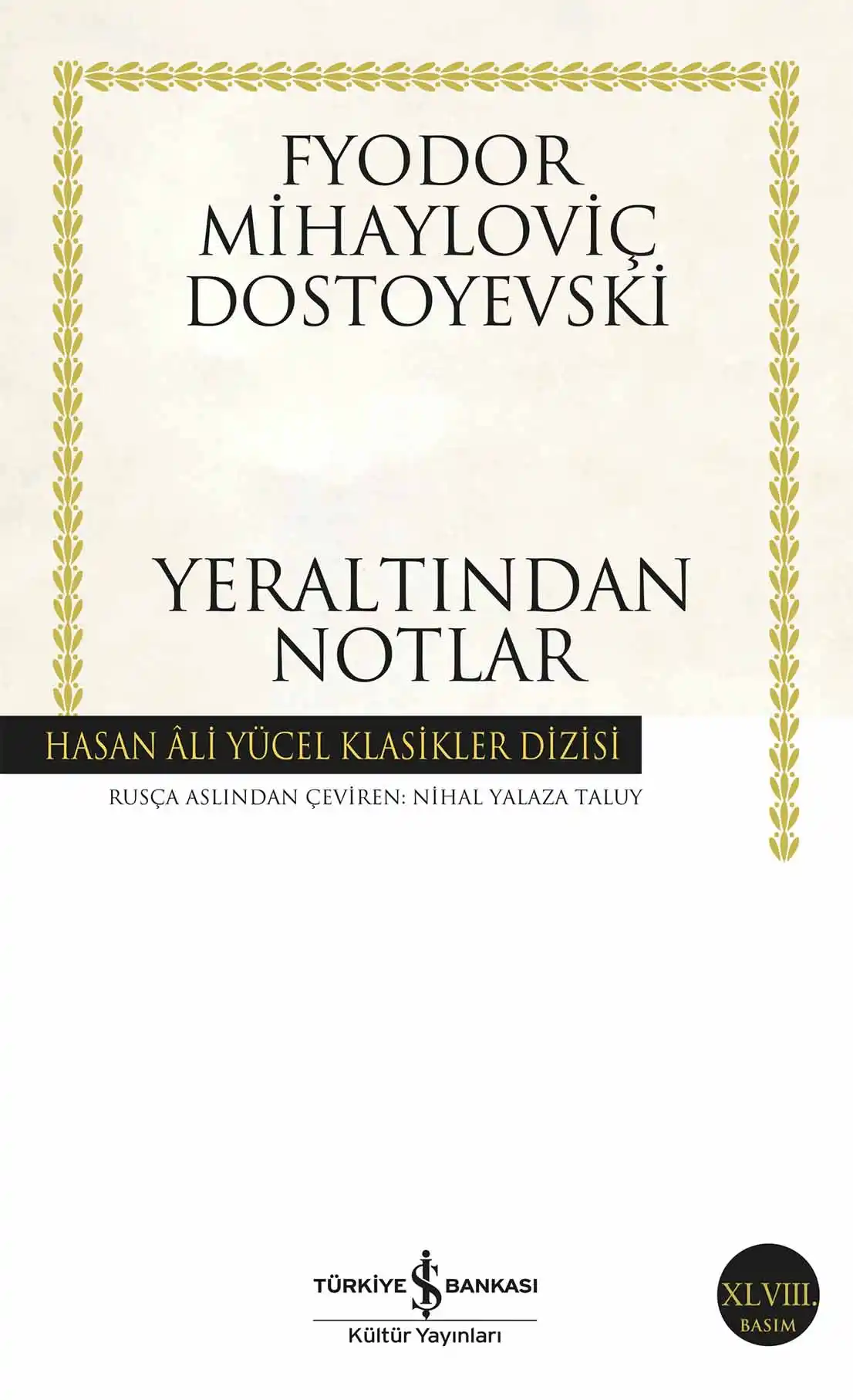 Yeraltından Notlar kapağı