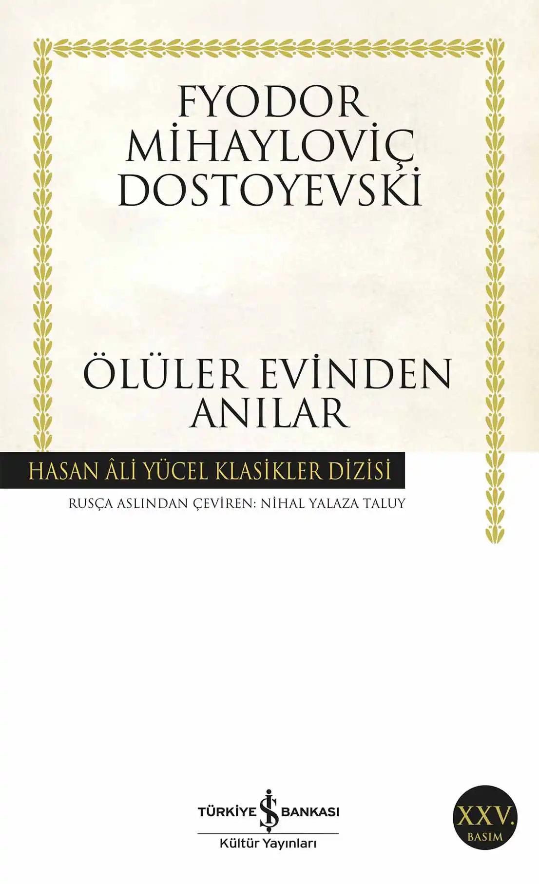 Ölüler Evinden Anılar kapağı