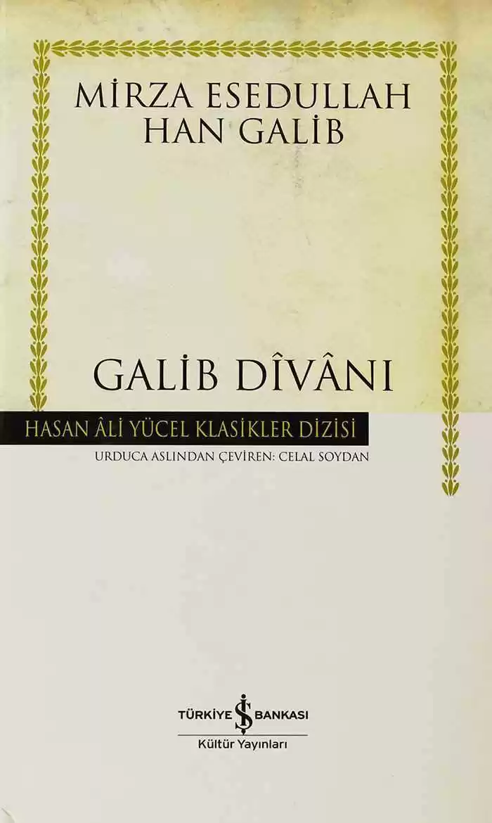 Galib Dîvânı – Ciltli kapağı