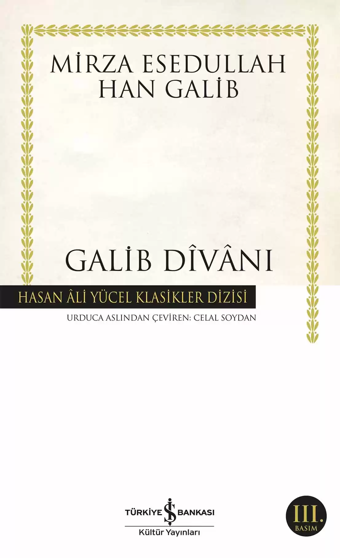 Galib Dîvânı kapağı