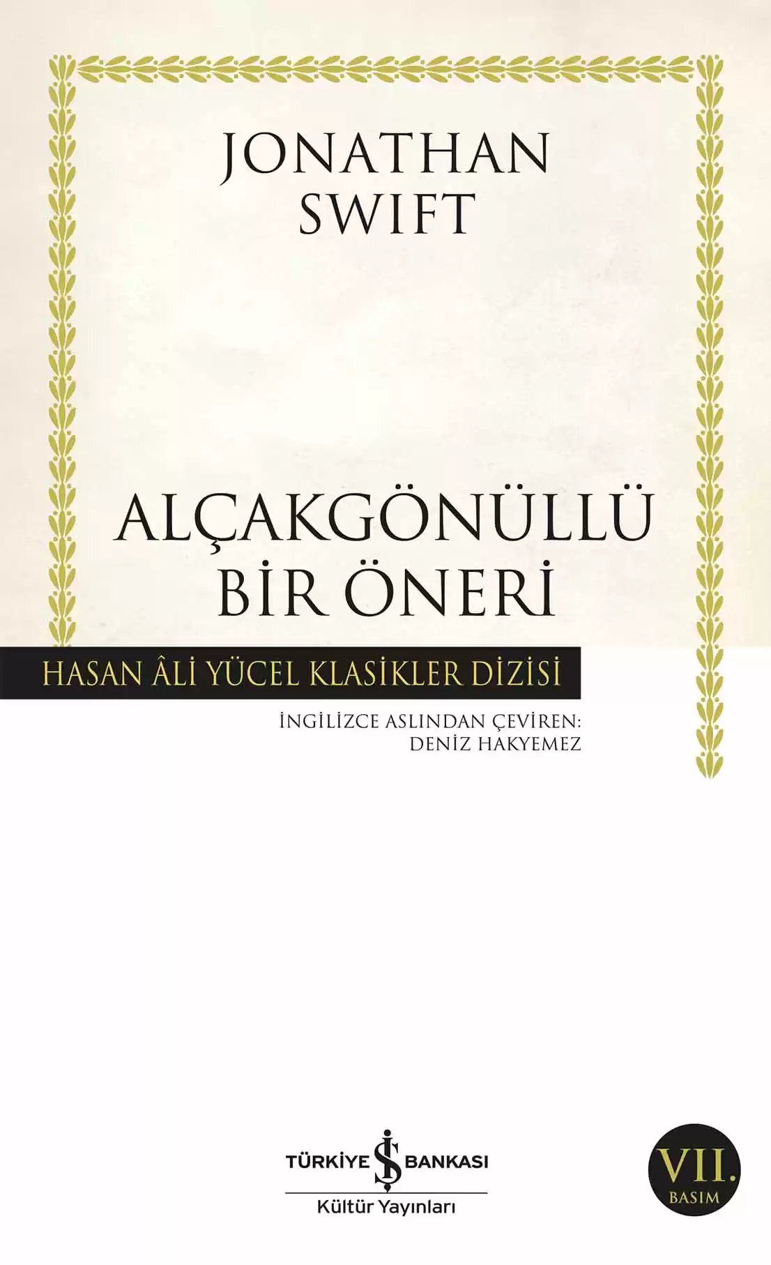 Alçakgönüllü Bir Öneri kapağı