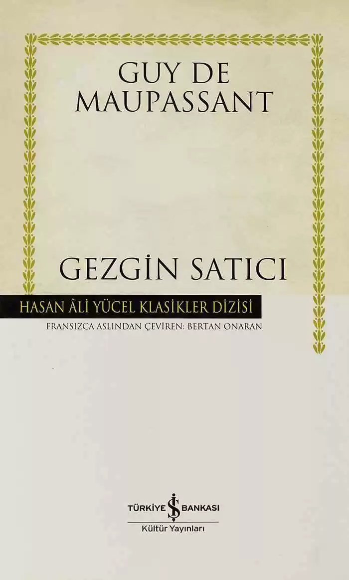 Gezgin Satıcı – Ciltli kapağı