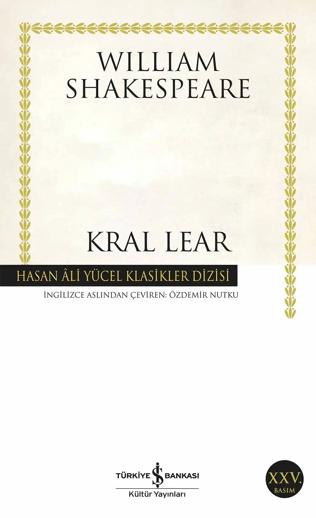 Kral Lear kapağı
