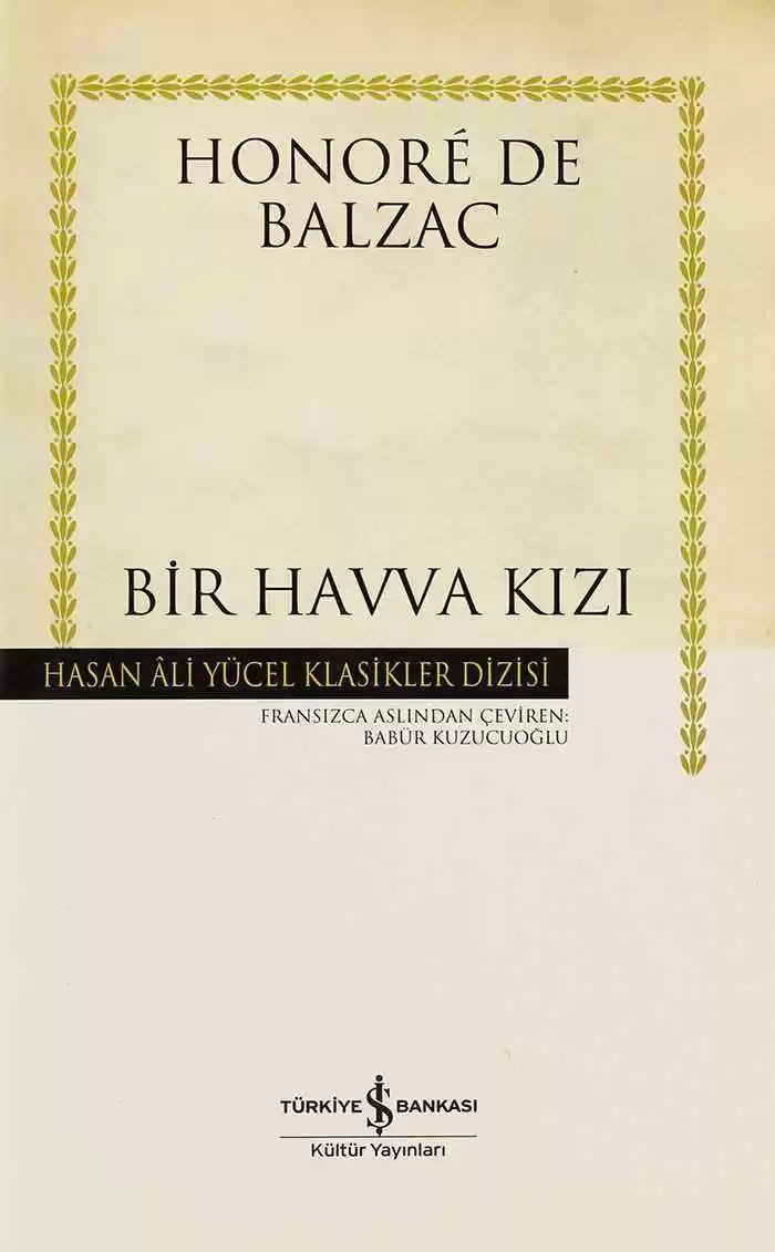 Bir Havva Kızı – Ciltli kapağı