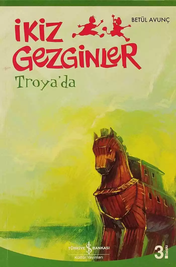 İkiz Gezginler Troya’da kapağı