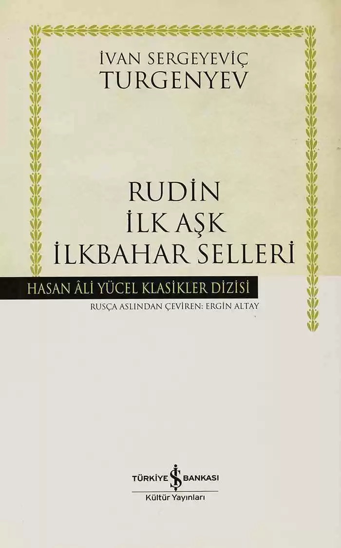 Rudin İlk Aşk İlkbahar Selleri – Ciltli kapağı