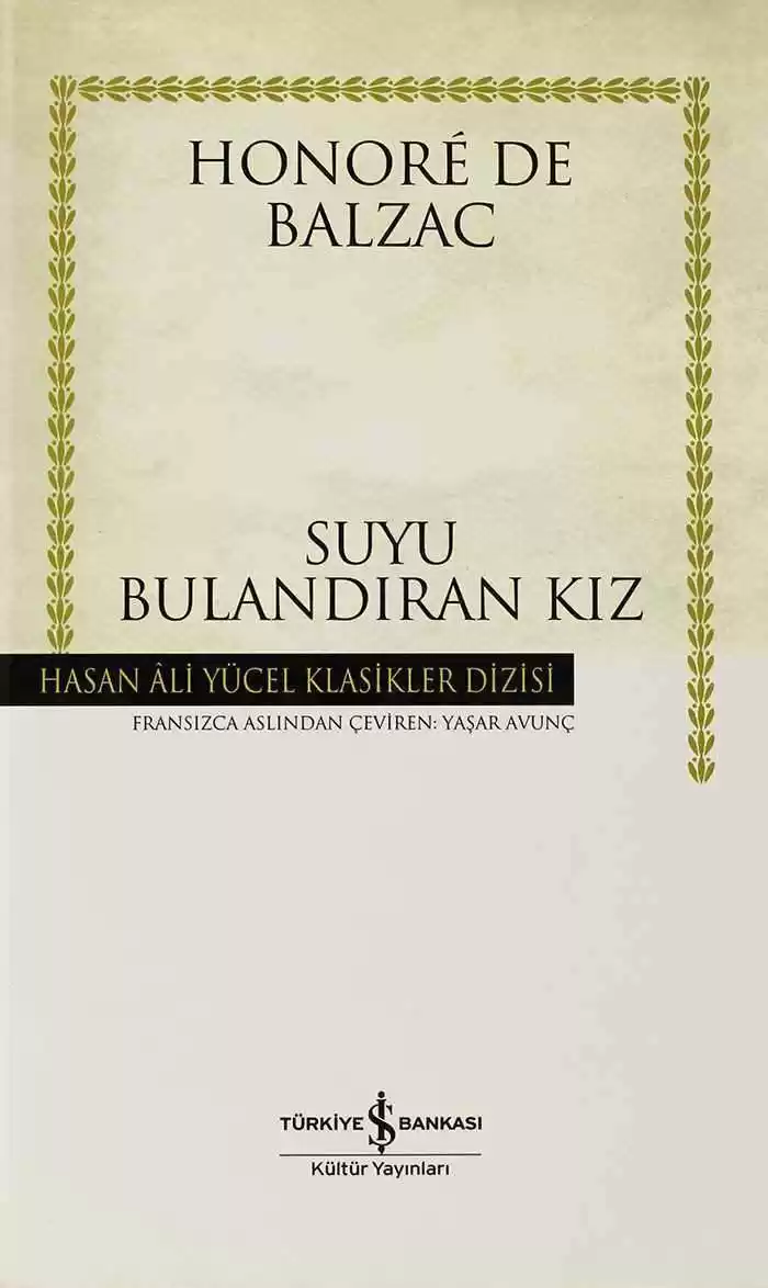 Suyu Bulandıran Kız – Ciltli kapağı