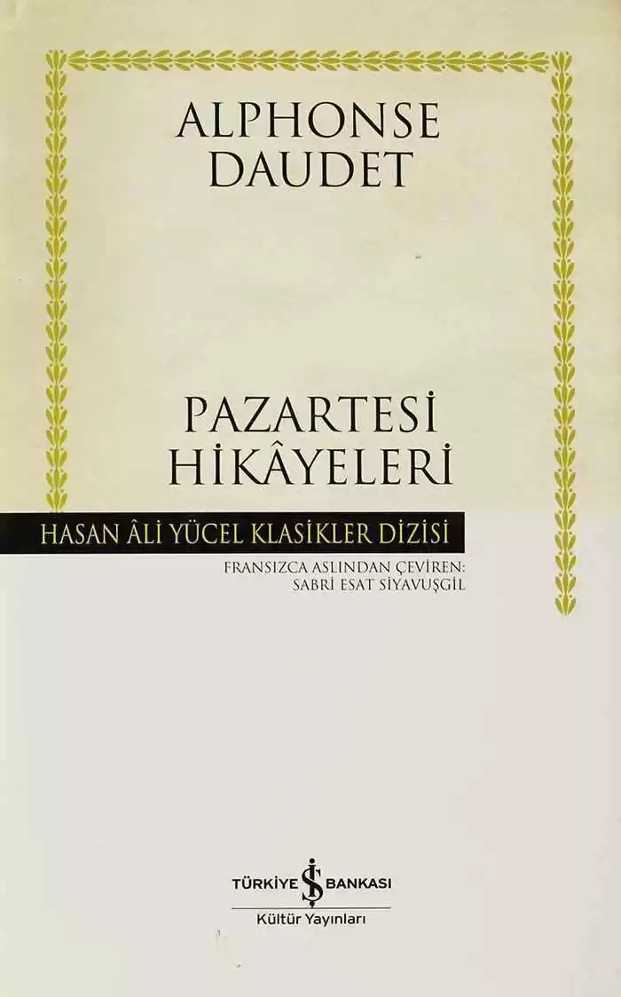 Pazartesi Hikâyeleri – Ciltli kapağı
