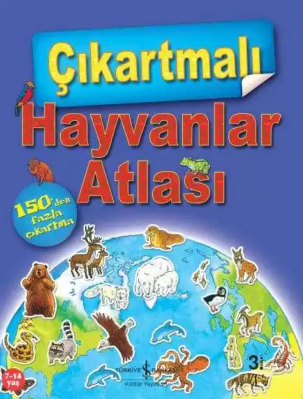 Çıkartmalı Hayvanlar Atlası kapağı