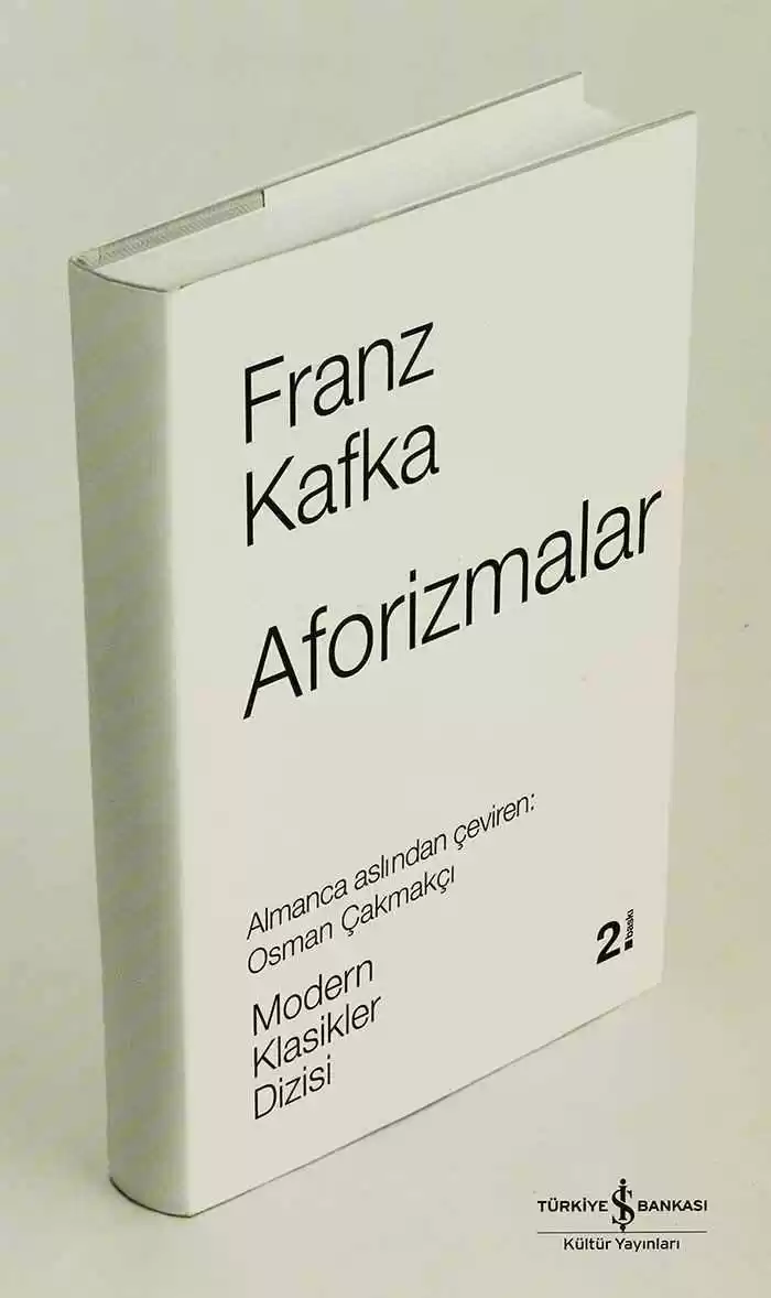 Aforizmalar Ciltli kapağı