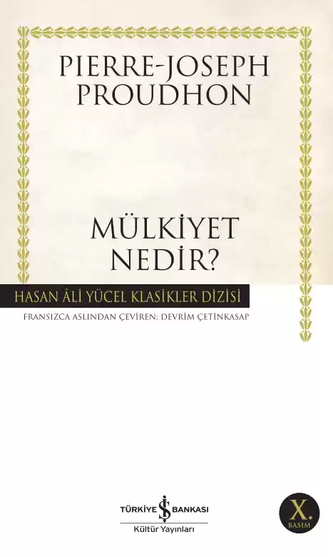 Mülkiyet Nedir? kapağı