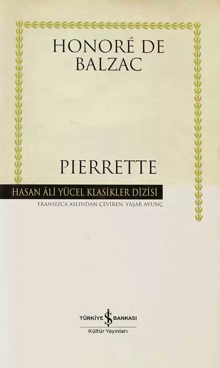 Pierrette – Ciltli kapağı