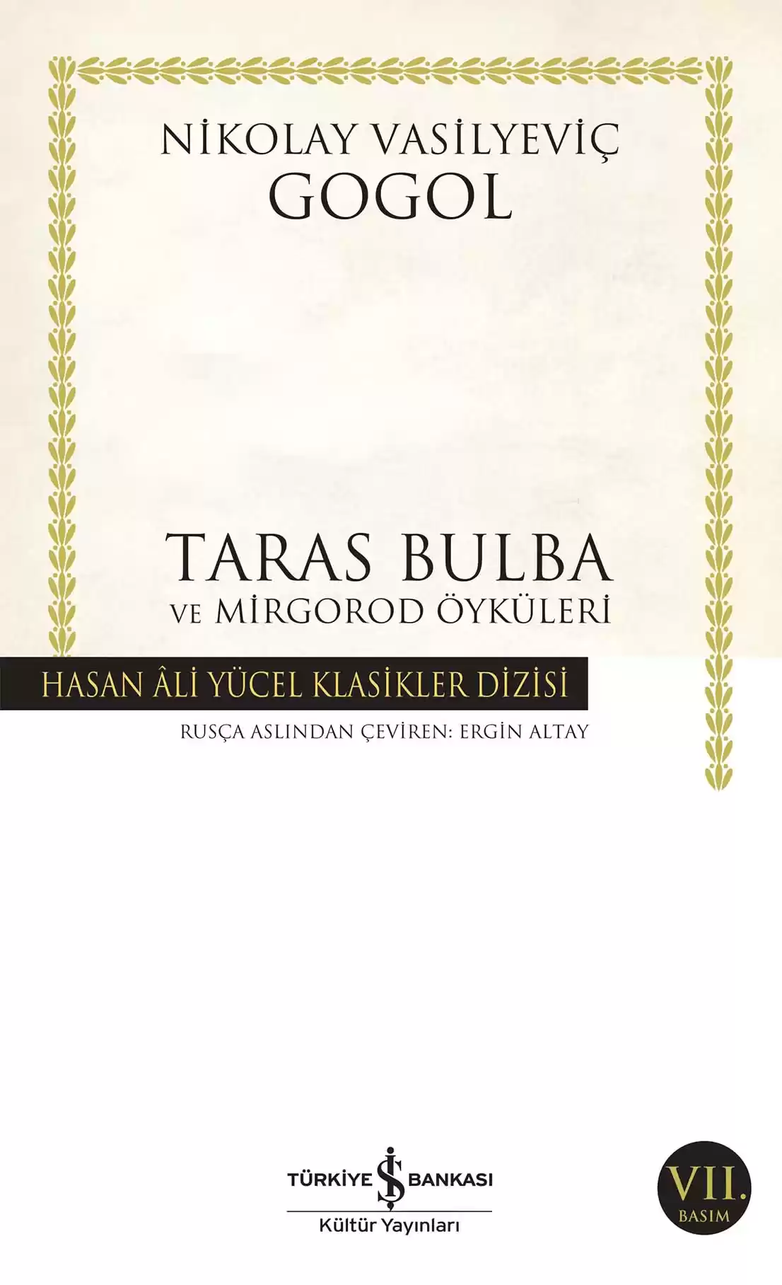 Taras Bulba ve Mirgorod Öyküleri kapağı
