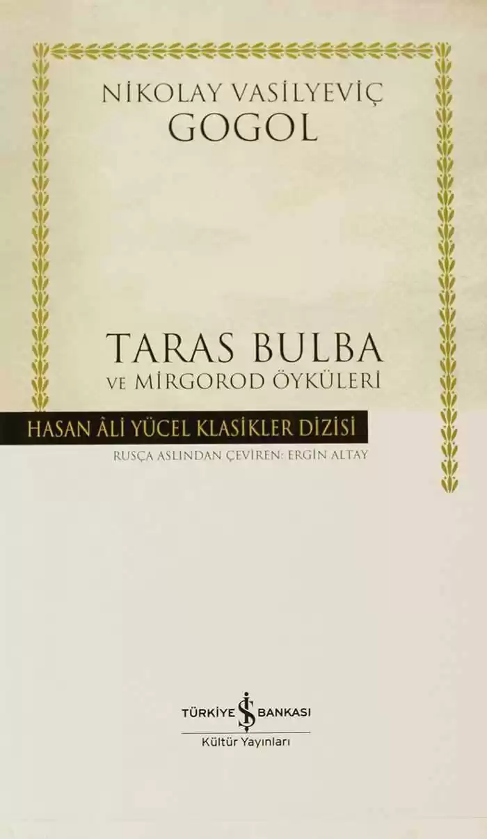 Taras Bulba ve Mirgorod Öyküleri – Ciltli kapağı