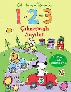 Çıkartmayla Öğrenelim 1-2-3 Çıkartmalı Sayılar kapağı