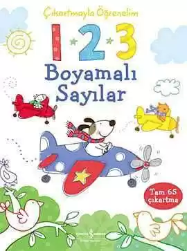 Çıkartmayla Öğrenelim 1-2-3 Boyamalı Sayılar kapağı