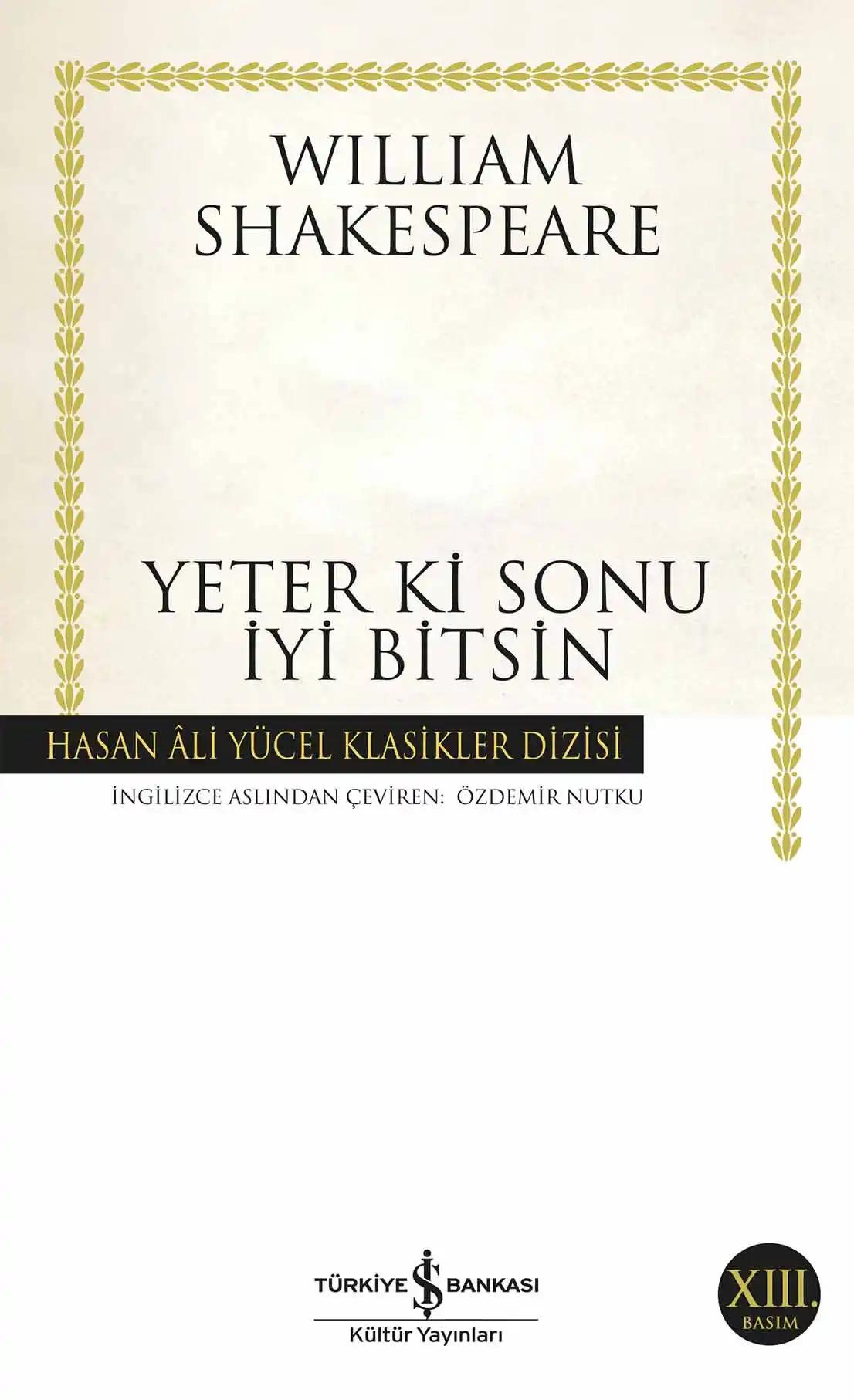 Yeter ki Sonu İyi Bitsin kapağı