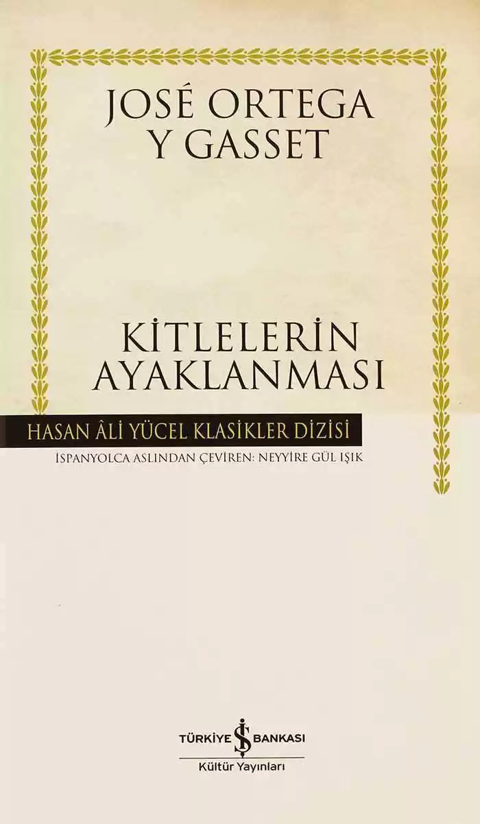 Kitlelerin Ayaklanması – Ciltli kapağı